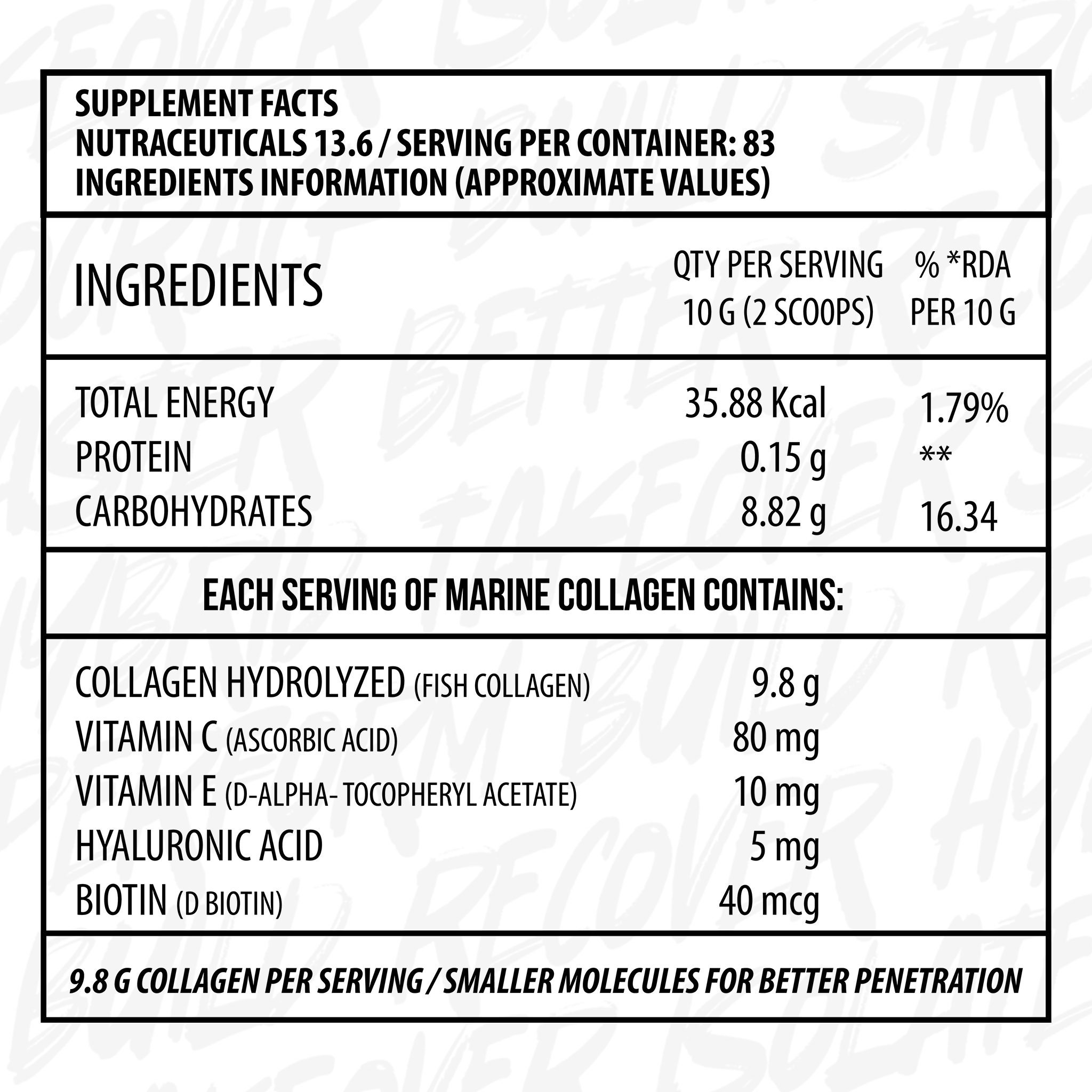 MARINE COLLAGEN (20 SERVINGS)