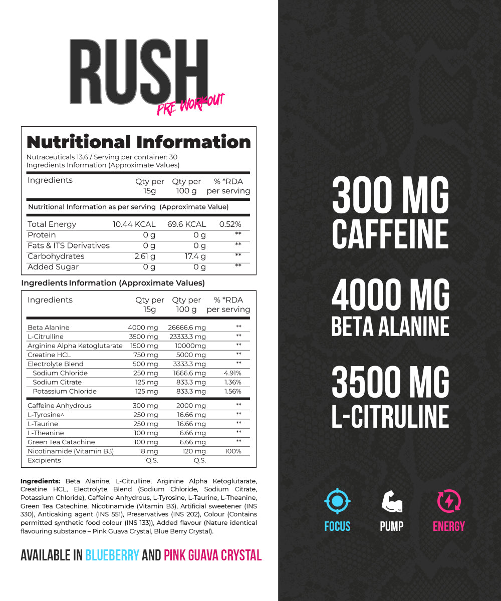 RUSH PRE-WORKOUT