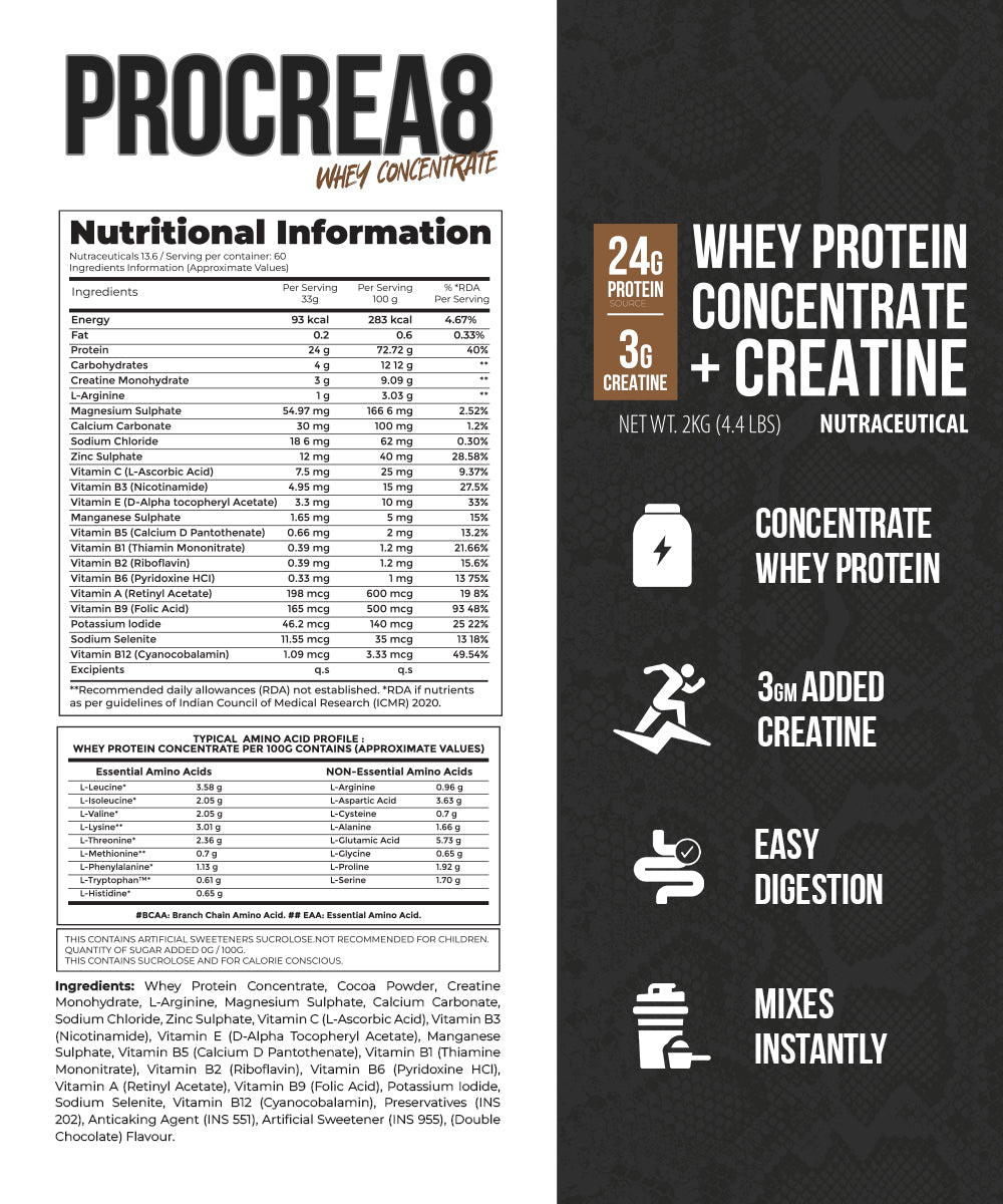 PROCREA8 (WHEY PROTEIN CONCENTRATE)
